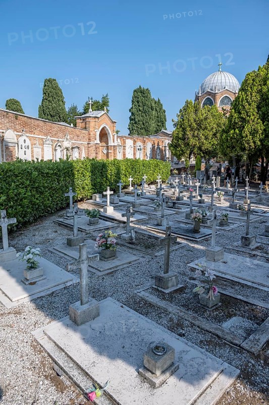 Graves with crosses