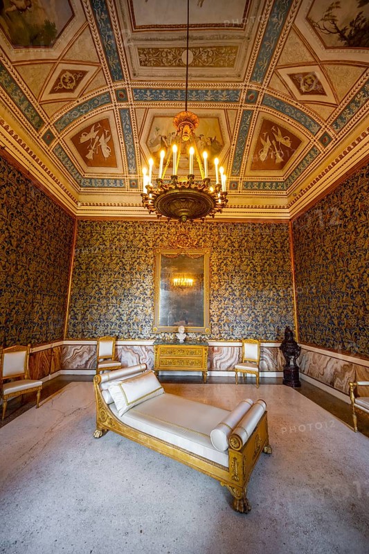 Historic bedroom of a Venetian palace