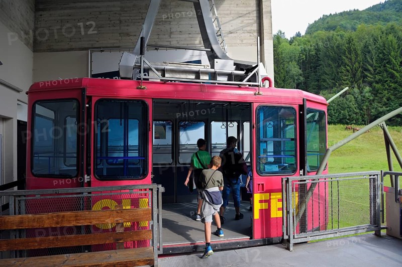 Gondola of the Hochfellnbahn