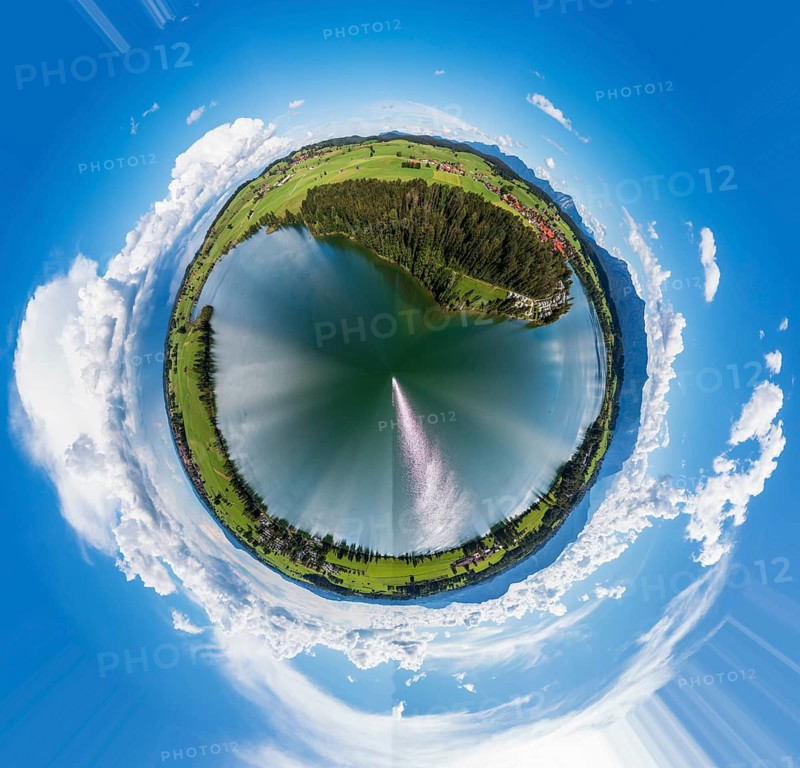 Spherical panorama of Riegsee
