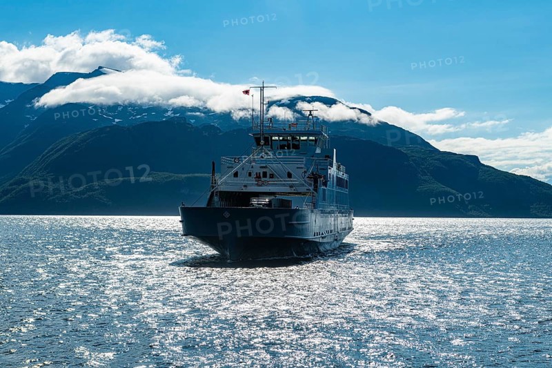 Ferry in Lyngenfjord