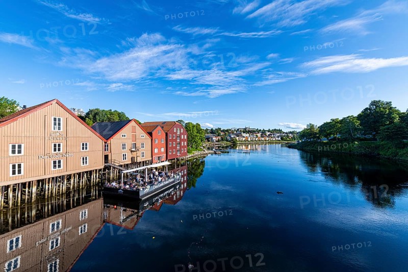 Old storehouses along the Nidelva