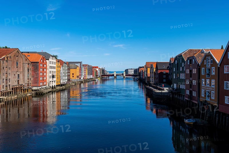 Old storehouses along the Nidelva