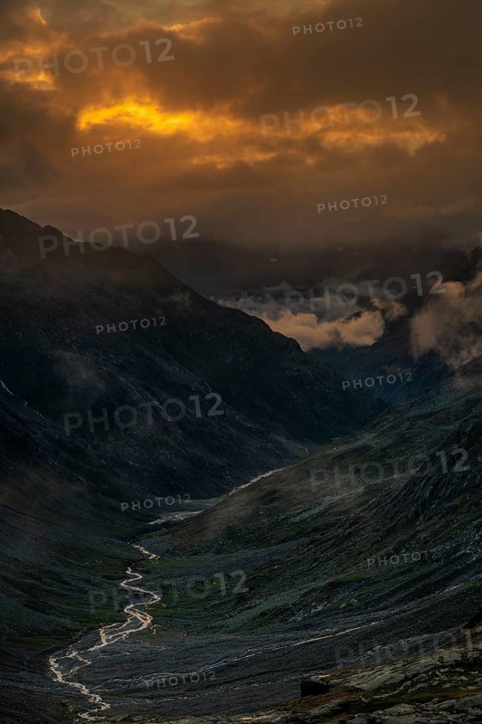 Sunset over Windbachtal