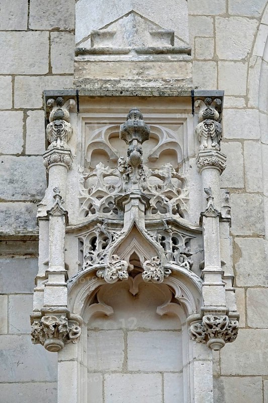 Main facade Former Brou Monastery
