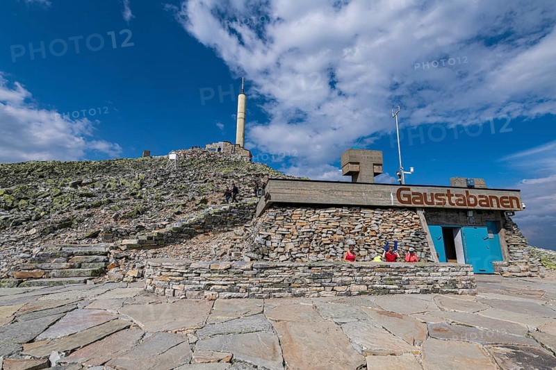 Mountain station of Gausta or Gaustatoppen highest mountain in Norway