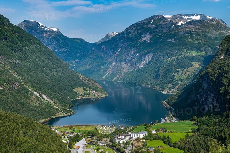 Overlook over Geirangerfjord