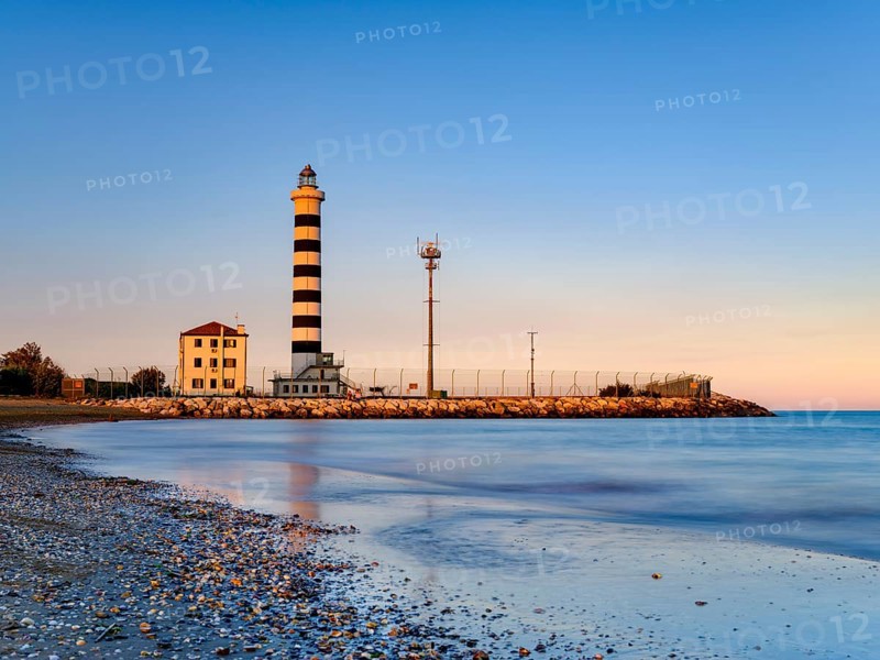 Faro lighthouse in the evening light