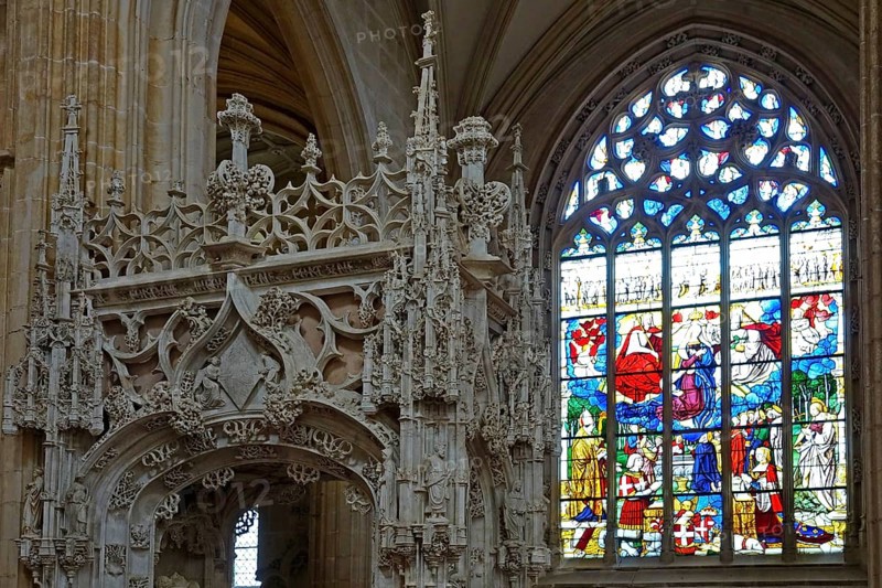 Tomb of Margaret of Austria in the choir