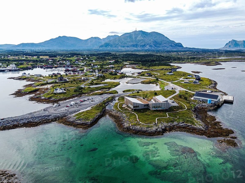 Aerial of the tourist information center