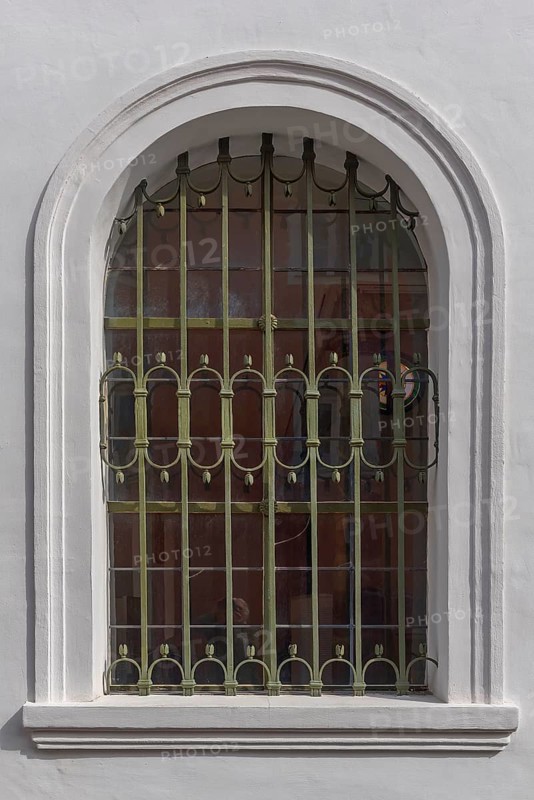 Barred window of a synagogue