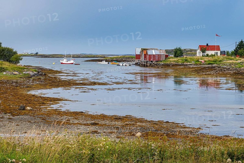 Red boat shed