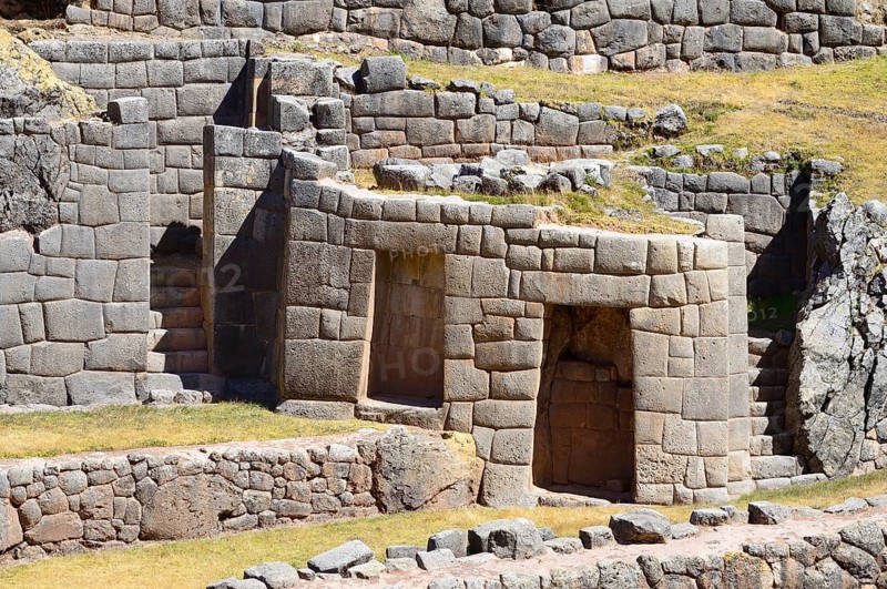 Temple complex of the Inca water sanctuary