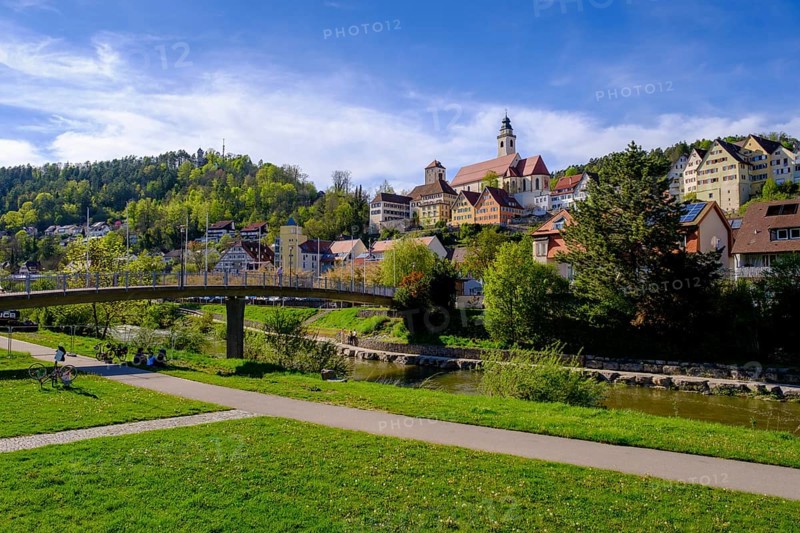 Horb am Neckar with the former Dominican monastery