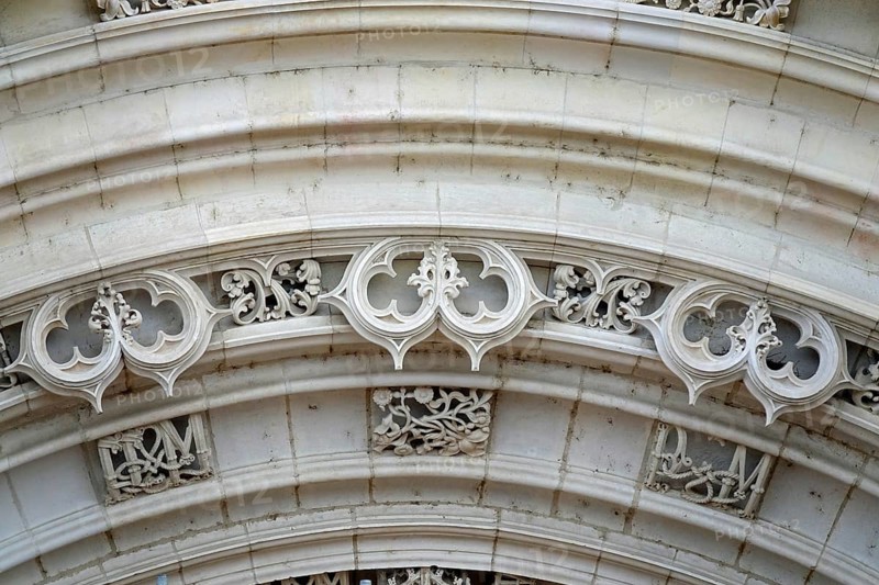 Main portal Former Brou Monastery