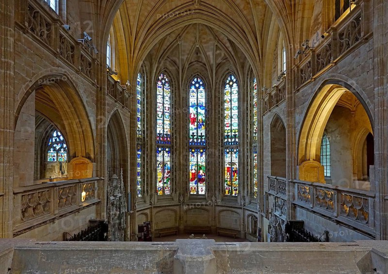 Choir seen from the rood screen