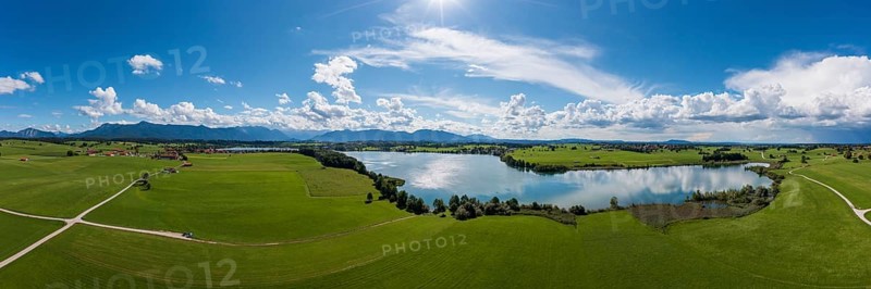 Panorama of Riegsee