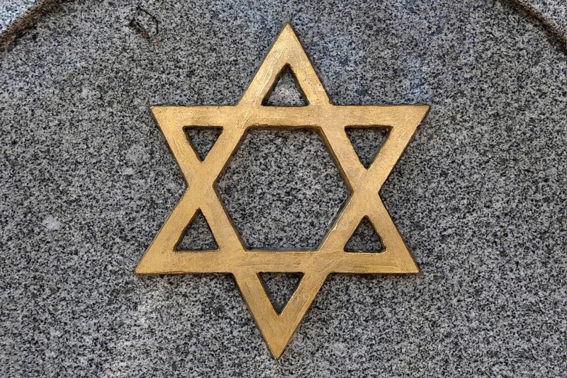 Star of David on a Jewish gravestone