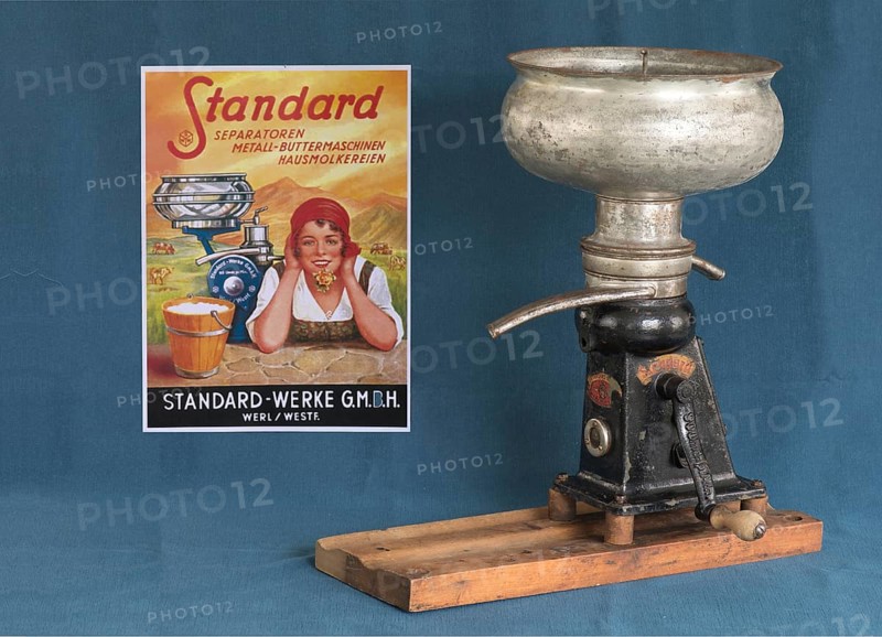 Milk centrifuge around 1930