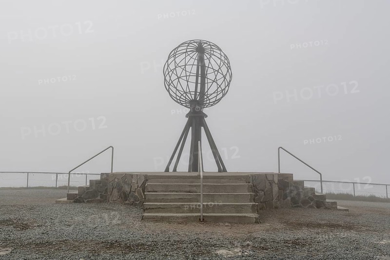 Monument on the Nordkapp