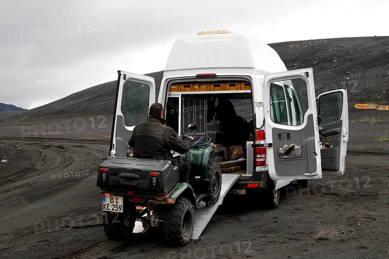 ATV is loaded into Sprinter