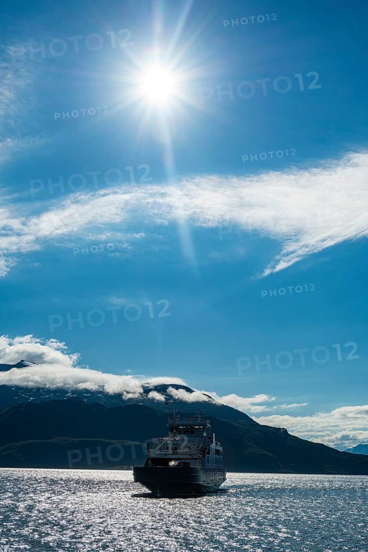 Ferry in Lyngenfjord