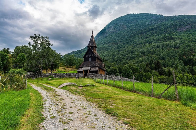 Unesco world heritage site Urnes Stave Church
