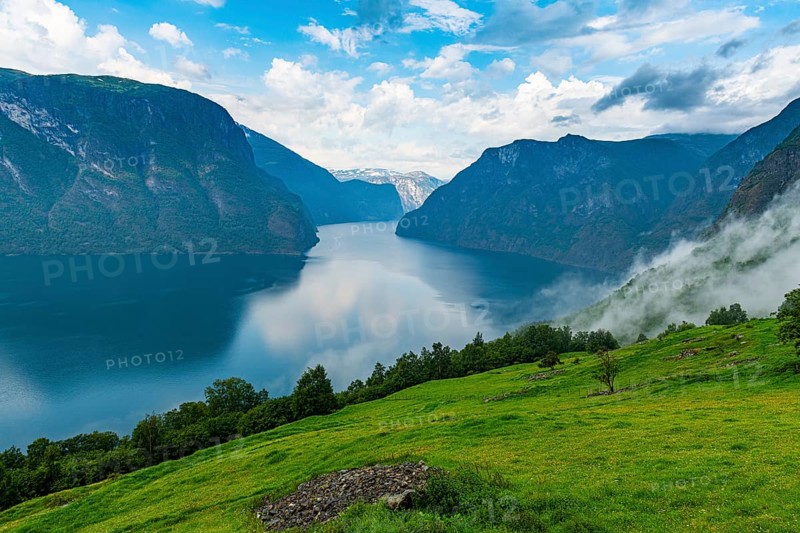 Overlook over Aurlandsfjord
