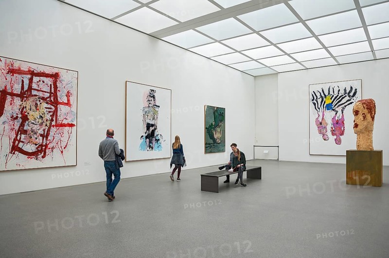 Room with works by Georg Baselitz