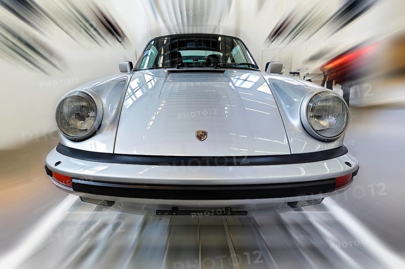 Porsche Carrera G-Series 1973 in the basement of the Pinakothek der Moderne