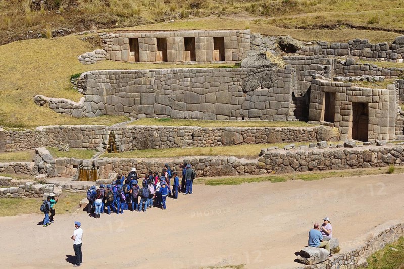 Temple complex of the Inca water sanctuary