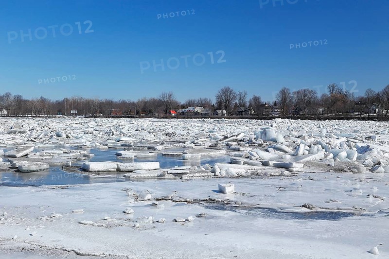 Pack ice in spring