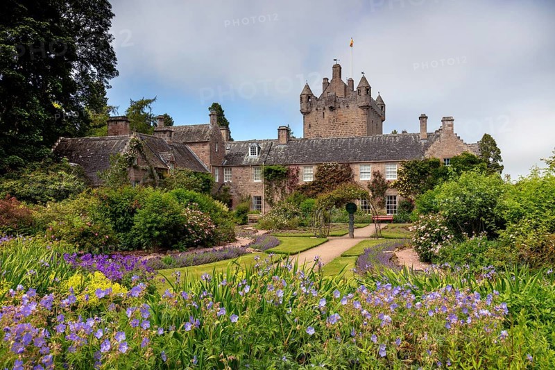 Cawdor Castle with garden near Inverness