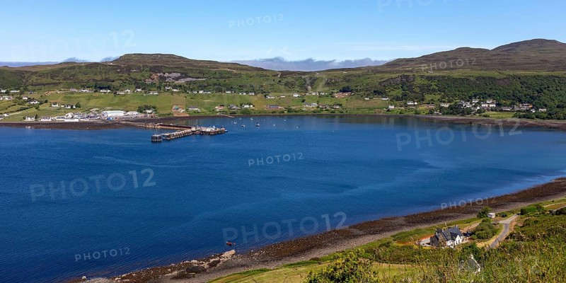 The settlement of Uig at Uig Bay