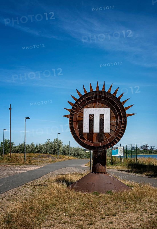 Symbol at the open-air museum in Ferropolis