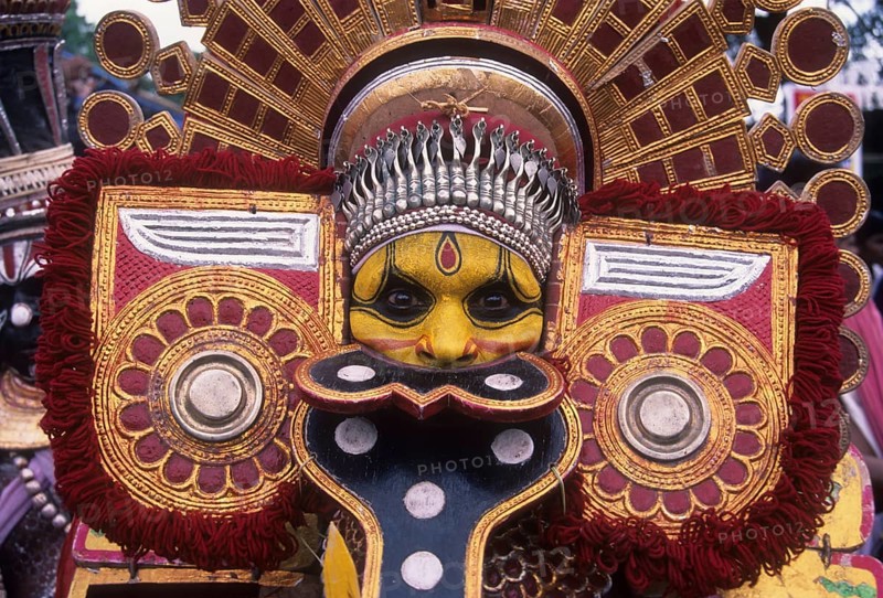 Theyyam dancer