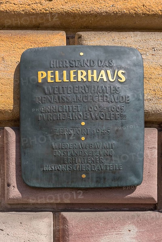 Information board at the Pellerhaus