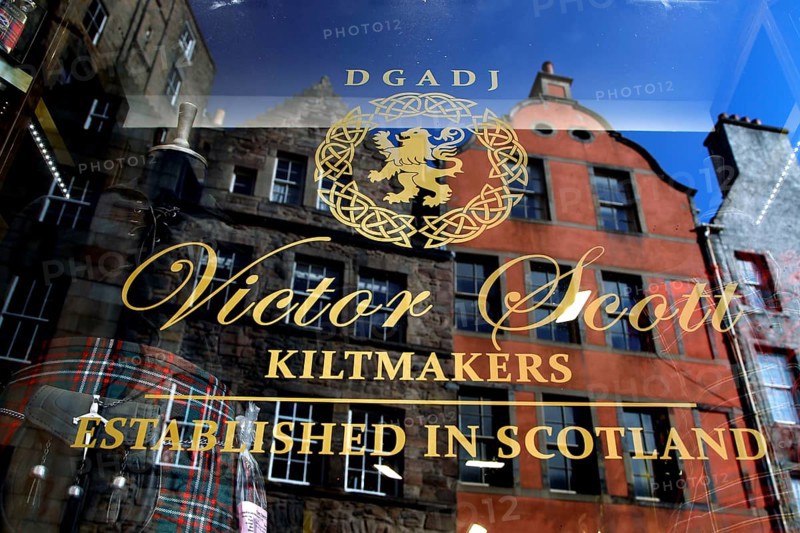 Shop window Kiltmaker