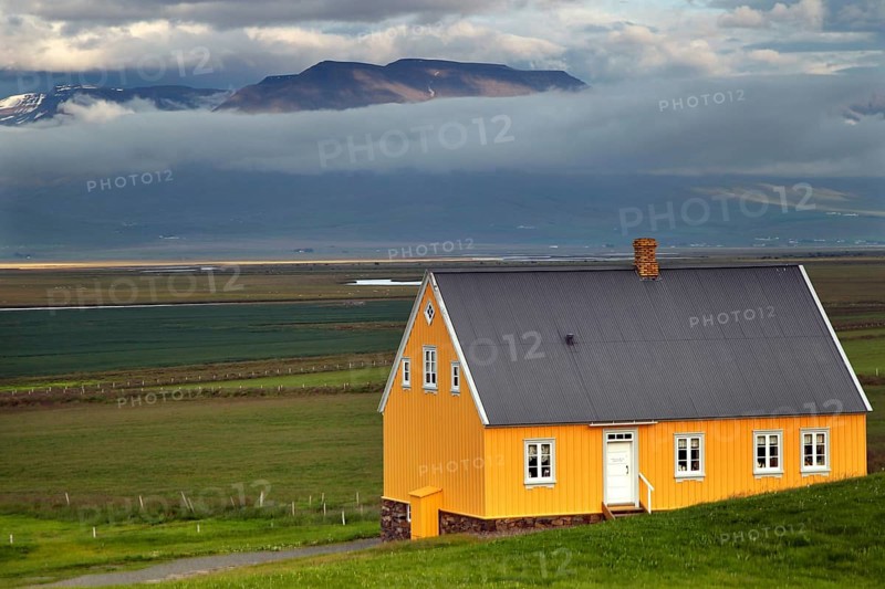 House in landscape