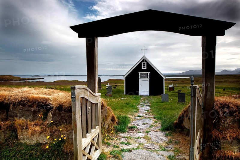 Cemetery gate