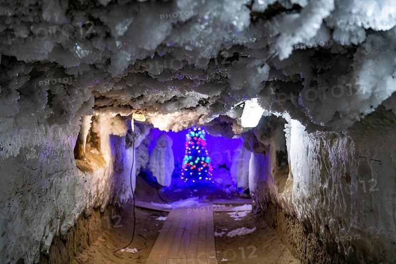 Underground permafrost tunnelsin the Melnikov Permafrost Institute