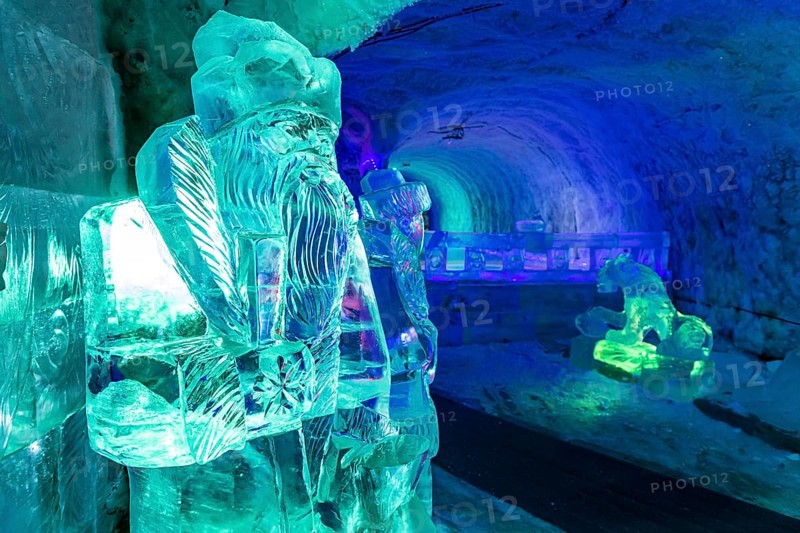Colourful ice sculptures in the Permafrost kingdom