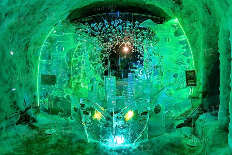 Colourful ice sculptures in the Permafrost kingdom