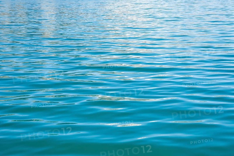 Turquoise water of Lake Lucerne with gentle waves