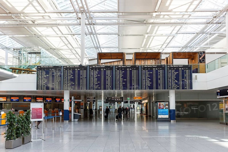 Lufthansa Terminal 2 of Munich Airport