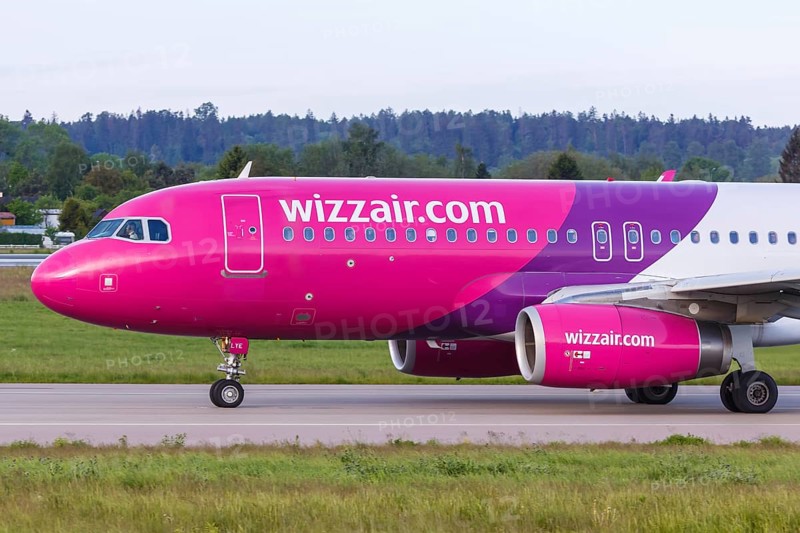 An Airbus A320 aircraft of Wizzair with registration number HA-LYE at Gdansk Gdansk Airport