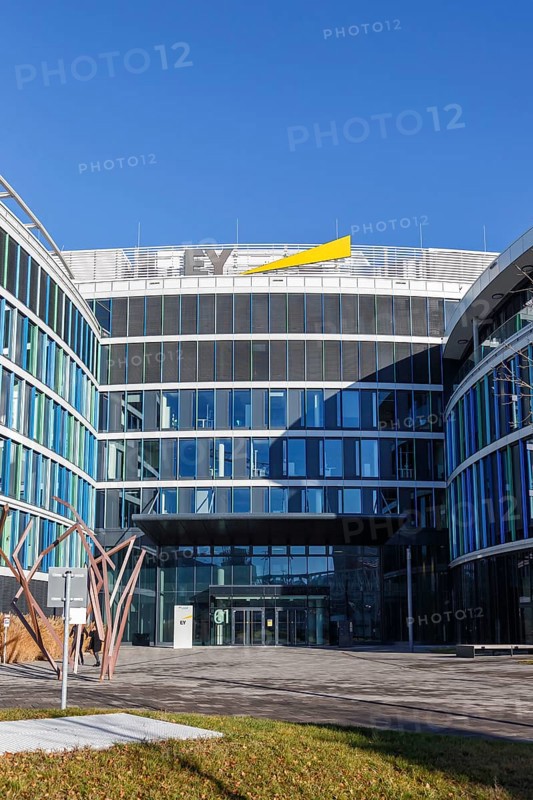 Ernst & Young EY headquarters in the Skyloop building at Stuttgart Airport