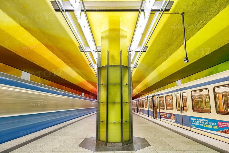 Subway Metro station Candidplatz station in Munich