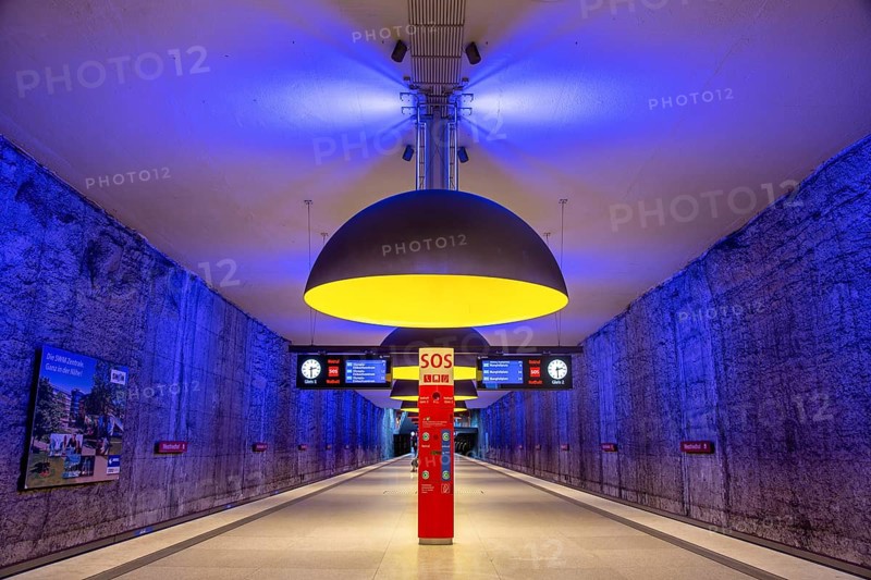 Subway Metro Station Station Westfriedhof in Munich
