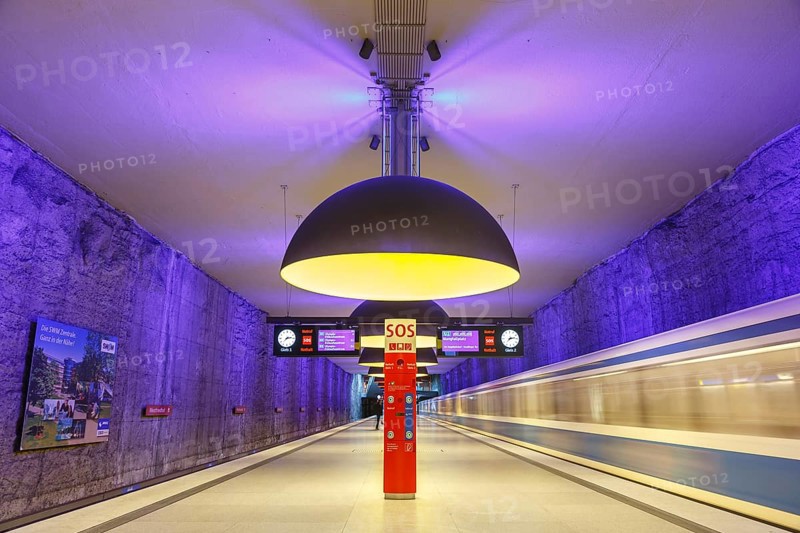 Subway Metro Station Station Westfriedhof in Munich